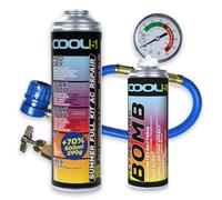 Cool5 , sustituto r134a, Sellador, refrigerante para Aire Acondicionado de automóviles, Equivalente a 760 g, 1 Lata, 5 en 1, 290g,