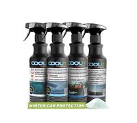 Cool5 Winter Car Protection Kit XL 4 x 1000 ml - Desescarchador de parabrisas, protección contra niebla, revestimiento Winter Armour, limpiaparabrisas invisible + APC 500 ml