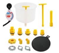 Coolant Funnel Kit - Radiator Refill Tool Set, Antifreeze Bleeding System, Engine Cooling Flush Kit, Fluid Transfer Funnel Set, Leak Check Funnelsystem | Automotive Use For Vehicles Maintenance