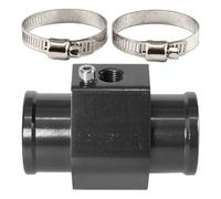Coolant Temperature Gauge Hose Adapter - Aluminum Alloy Radiator Temp Sensor Joint Pipe, Water Hose Attachment For Thermometer Sensor Mounting, Car Cooling System Accessory For Vehicles