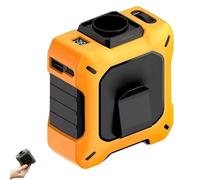CoolBelts Pro - Wearable Waist Fan & Power Bank with Desktop Stand, - 3-in-1 Hands-Free Cooling Fan, Dual Turbo Airflow, Portable USB Rechargeable for Outdoor, Travel, Work (Orange)