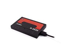 CoolBox 2533-R, Caja Externa para Disco Duro HDD/SSD 2.5", USB3.0, Soporte UASP, Velocidad hasta 5Gbps, Estilo Retro. Negro y Rojo