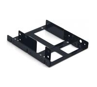 Coolbox AB3525X2 Adaptador Bahía Interno 3.5" a 2x 2.5" Negro - Adaptador