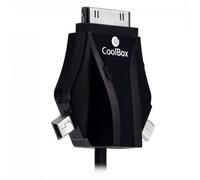 CoolBox ACD 301 Cable de Carga USB 1m Negro