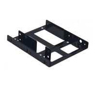 CoolBox COO-AB3525M - Adaptador metálico para Disco Duro (2,5" a 3,5", Color Negro