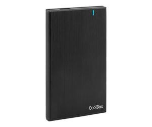 CoolBox CAJA/CARCASA HDD/SSD 2.5" SLIMCHASE A2540 USB3.2 GEN1 ALUMINIO NEGRO