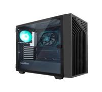 Carcasa Coolbox GA300 Gridline ARGB Black con 5 ventiladores y cristal templado