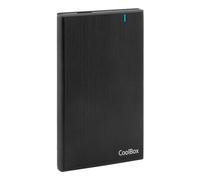 Coolbox caja hdd 2.5 a2540 slimchase usb3.2 gen1 aluminio negra