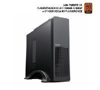 COOLBOX CAJA MATX SLIM T313 USB-C 3.2 GEN1 FTE.300SBZ 300W 80+ BRONZE Negro COO-PCT313-BZ