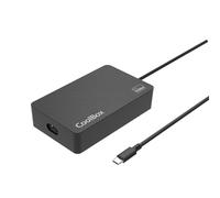 CoolBox Cargador Portátil Universal USB C 100W, Tecnología GAN, Carga Rápida PowerDelivery PD3.0, Compatible con Portátil, Ultrabook, Smartphone, Tablet, Auriculares, Power Bank