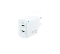 Cargador USB de Pared Coolbox 35W con 2 Puertos USB-C