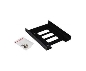 CoolBox COO-AB3525M - Adaptador metálico para Disco Duro (2,5" a 3,5", Color Negro