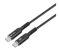 Coolbox coo-cab-uc-60w cable usb 1,2 m usb c negro, plata