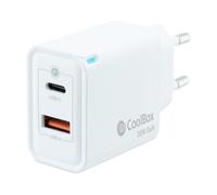 CoolBox COO-CUP-30CA GaN (30W) - Cargador USB A + USB C