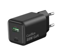 CoolBox COO-CUP-35CA-B GaN (35W) - Cargador USB A + USB C