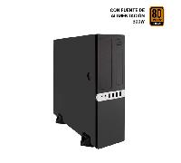 COOLBOX COOLBOX CAJA MATX SLIM T450S USB3.2 GEN1 FTE.300TBZ 300W 80+BRONZE Negro Incluye Fuente
