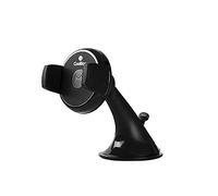 CoolBox CoolCharge - Soporte + Cargador inalámbrico Qi de coche para smartphone (soporte de pinza, orientación regulable, fijación por ventosa). Color negro