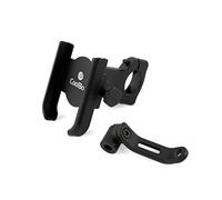 CoolBox CoolRider - Soporte Móvil de Aluminio para Bicicleta, Patinete Eléctrico, Moto o Scooter. 12 Posiciones, Orientable 360º, Incluye Kits de fijación para Manillar y retrovisor