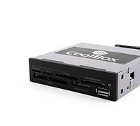 Lector de tarjetas CoolBox CR-400 V2 interno negro USB 2.0 3.5" compatible multiformato
