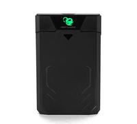 CoolBox DeepCase - Carcasa Externa Disco Duro 2.5” con diseño Gamer, USB3.0 con Soporte UASP, Compatible con HDD y SSD SATAI/II/III, Montaje sin Tornillos. Negro