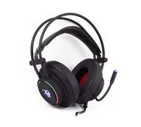 CoolBox DeepLighting - Cascos Gaming pc con microfono omnidireccional e iluminac