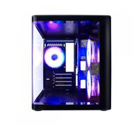 CoolBox - GAMING CAJA MATX GM100 VISION USB3.2 GEN1 SIN FTE + 3 VENTILADORES ARGB
