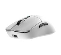 CoolBox - GAMING RATON W03 BLANCO ULTRALIGERO INALAMBRICO RECARGABLE RF+BT+USB-C 10.000DPI