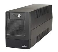CoolBox Guardian II - SAI/UPS Sistema de Alimentación Ininterrumpida (1000 VA, 600 W, 4 Schukos, Puerto USB, Software de Gestión), Negro