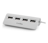 Coolbox ALU-2 Aluminio 4 puertos USB 2.0