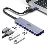 CoolBox - HUB4 LITE USB-C/A 4 PUERTOS 2USB-C Y 2USB-A 3.2 GEN1 ALUMINIO