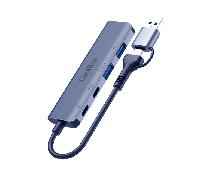 coolbox hub4 lite usb-ca 4 puertos aluminio