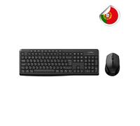 Coolbox kit de teclado y raton inalambrico multimedia en portugues