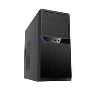 CoolBox M660 - Caja PC micro ATX con Fuente, Soporte para Cierre Kensington y Candado. Negro