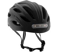 Coolbox M02 Casco con Luz LED Frontal/Trasera para Patinete o Bicicleta Talla L Negro