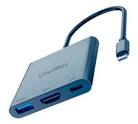 Adaptador USB C a HDMI, Adaptador Multipuerto USB C con HDMI 4K, USB-A 3.2 Gen1 y USB-C 100W PD Carga Rápida, Hub USB C Compatible con MacBook Pro/Air, iPad Pro/Air, Samsung, Surface.
