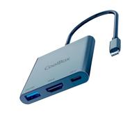 CoolBox MiniDock C31 hub USB-C 1 puerto PD 100 W, 1 USB-A, 1 HDMI 4K (C31)