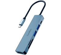 Minidock coolbox c61 aluminio usb - c a hdmi 4k - 2xusb - a - usb - c pd - sd - microsd pc - mac - consolas