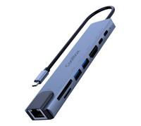 Coolbox minidock c81 aluminio usb-c a hdmi 4k/2xusb-a/pd 100w/usb-c/sd