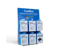 CoolBox PACK 12 CARGADORES GAN + EXPOSITOR