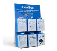COOLBOX PACK 12 CARGADORES GAN + EXPOSITOR