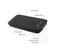 Bateria externa portatil power bank qi coolbox 10000mah negro