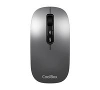 Coolbox Ratón W02-ia Inalámbrico Rf+bt Gris