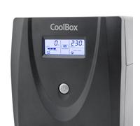 CoolBox - SAI Guardian 3 LCD 800VA 480W 2 Schukos + Software