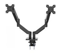 CoolBox - Soporte de brazos neumáticos para dos monitores M02D
