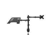 Soporte monitor hasta 32 pulgadas y portatil hasta 17 pulgadas coolbox abrazadera articulado