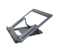 Coolbox soporte portátil de aluminio, 4 posiciones y gomas antidesliz