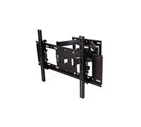 CoolBox Soporte TV Pared 32" - 70" con Brazo Largo Articulado. hasta 50 KG de Peso, Inclinación Regulable (-15º / +15º), Ajuste de Nivel, Giratorio. Compatible con Soportes VESA, Negro