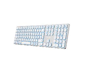 Coolbox Teclado Inal.Retroil. MOONLIGHT B431 Blanc