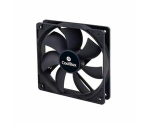 CoolBox Ven Coo Au120 - Ventilador auxiliar (120 mm, 3-pin, 1500 rpm) color negro