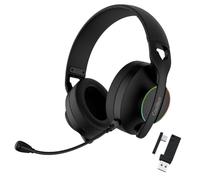 Auriculares con microfono coolbox wb01 inalambricos gaming bluetooth negro